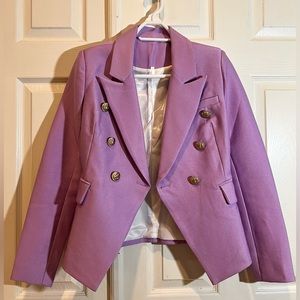 Purple blazer
